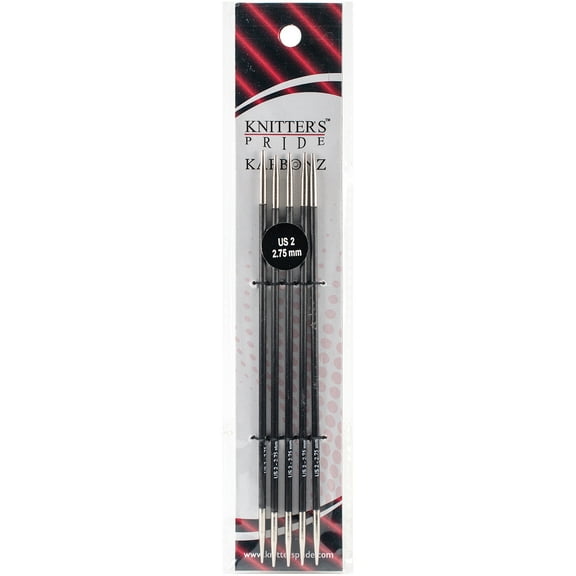 Karbonz Double Pointed Needles 6"-Size 2/2.75mm
