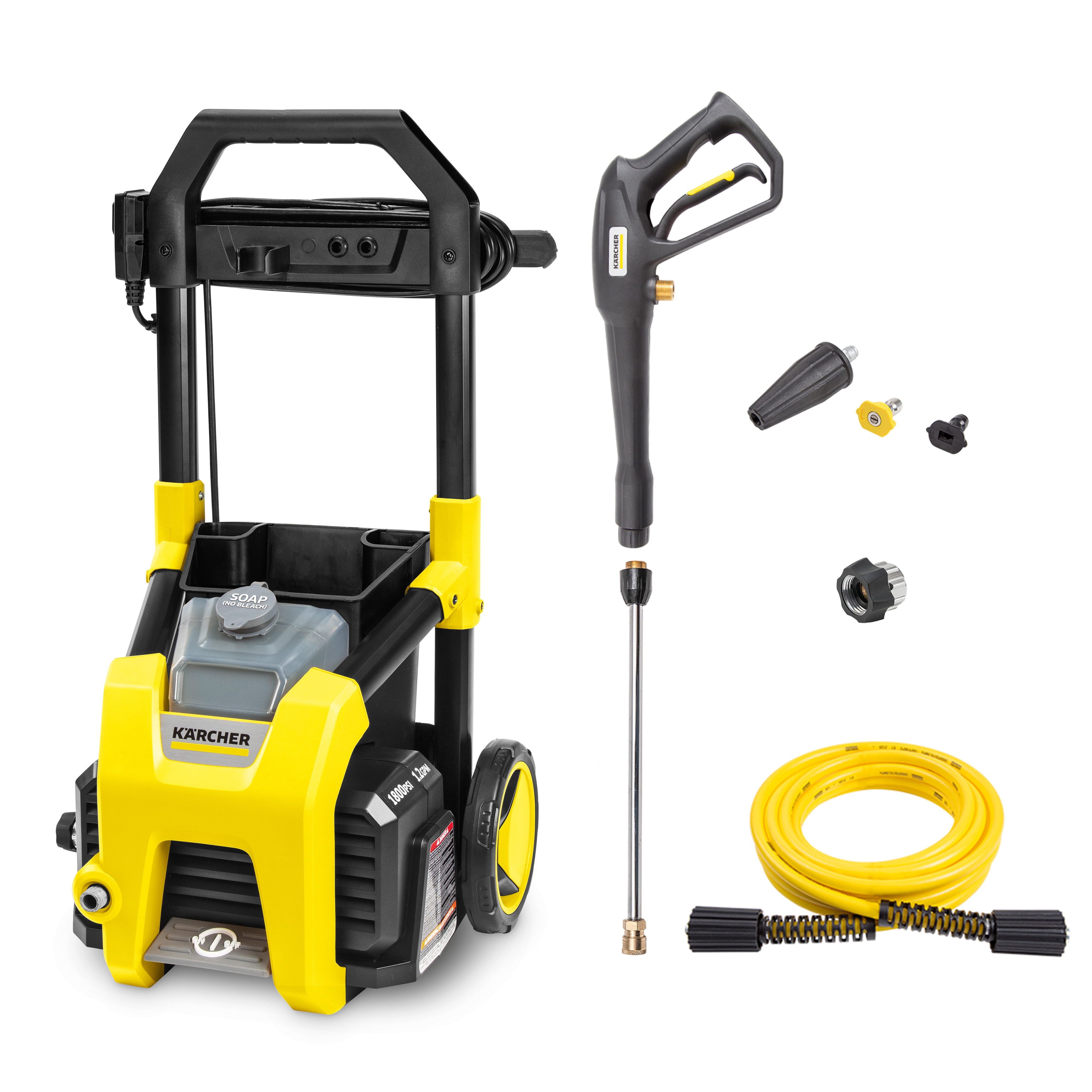 Karcher K1800PS 2250 Max PSI Electric Pressure Washer with 3