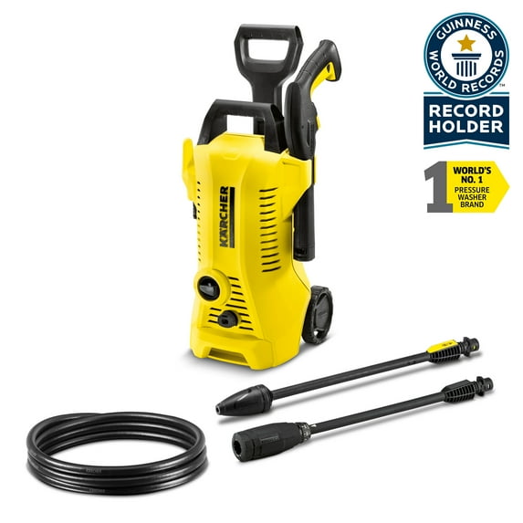 Karcher K2 Power Control, Pressure Washer, Max 2000 PSI, 26 ft. Hose, Spray Gun, 2 Spray Wands - 1.45 GPM