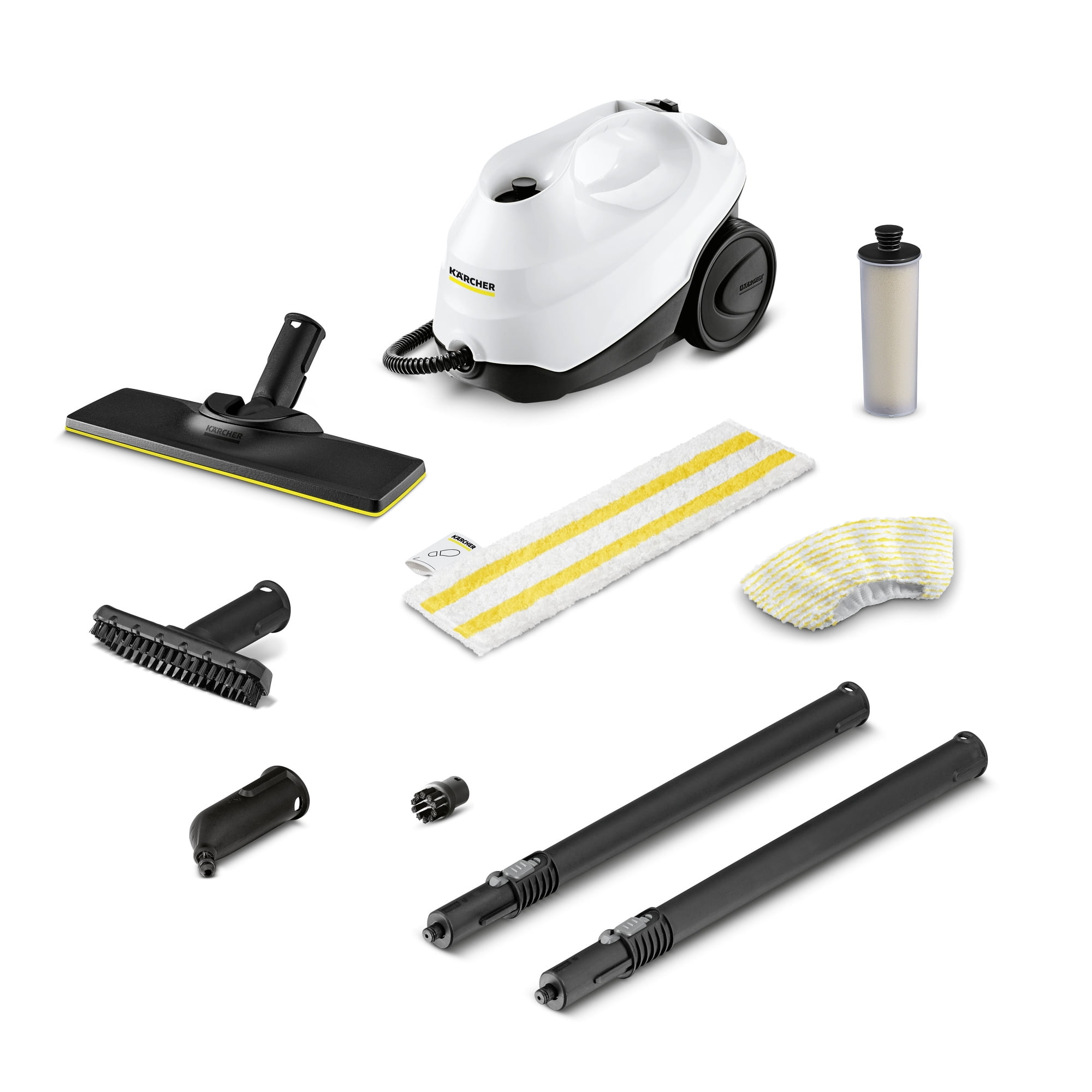 Karcher SC3, Steam Cleaner, All Purpose Cleaner, Steam Mop, w/ Microfiber Cleaning Cloths - Chemical Free