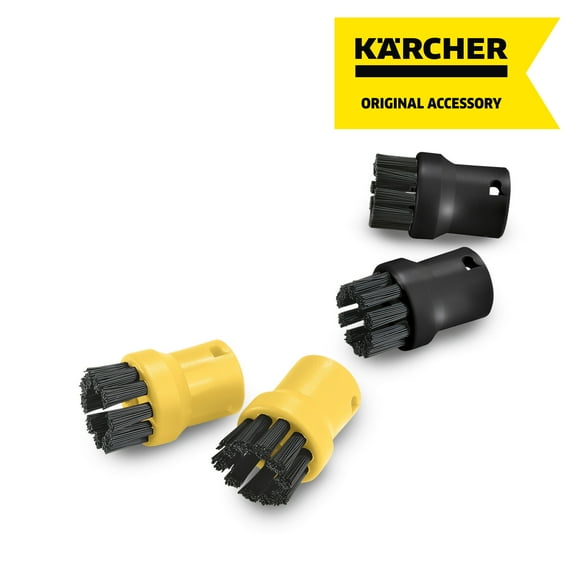 Karcher SC Steam Cleaner Round Nylon Brush Set – 4-Pack