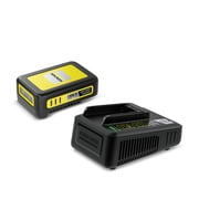 Karcher Starter Kit, 18 V Battery 5.0 Ah and Fast Charger, compatible with Karcher Power Tools