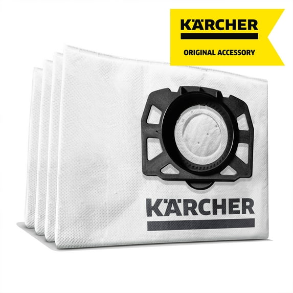 Karcher WD 3 Replacement Fleece Filter Bags (KFI 357) - 4-Pack