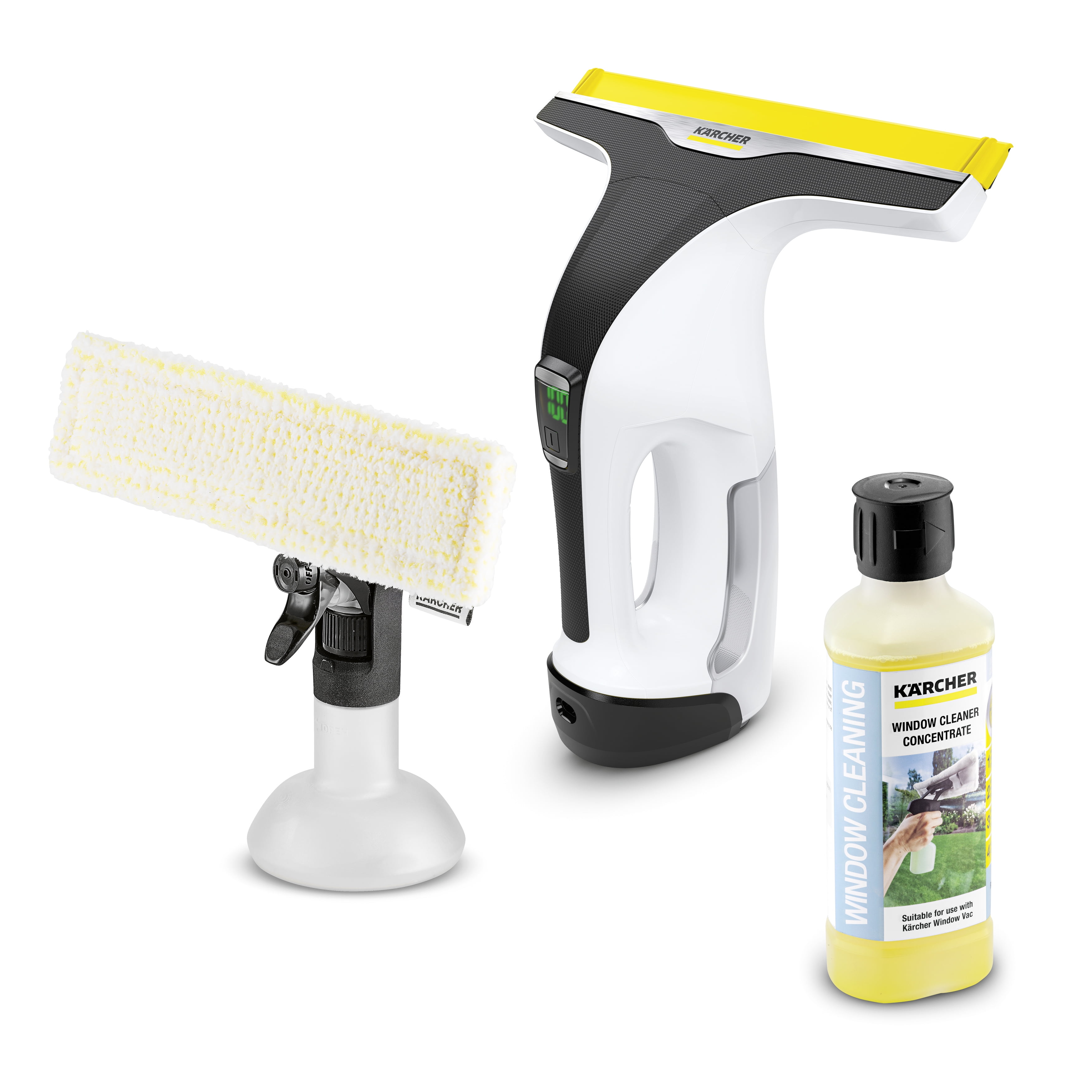 Karcher WV6 Electric Window Squeegee Vacuum, Cleans Glass, Showers