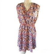 Kardashian Kollection MULTI Womens Mini Wrap Dress, US 18W