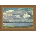 thumbnail image 1 of Karelia 24x20 Gold Ornate Wood Framed Canvas Art by Nicholas Roerich, 1 of 2