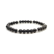 Karelia Creations Shungite 5G EMF Protector Shield Bracelet, Black