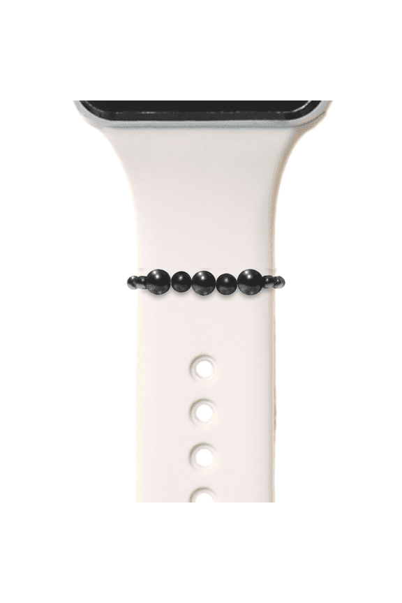 Shungite Bracelet Charm, Black, 5-Piece Set, Unisex