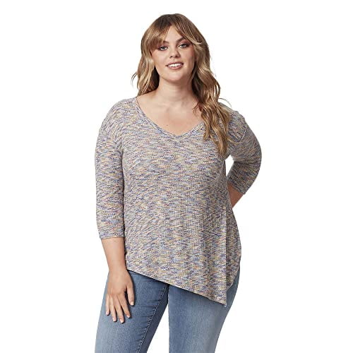 Karen Asymmetric Hem Spacedye Multi 2X