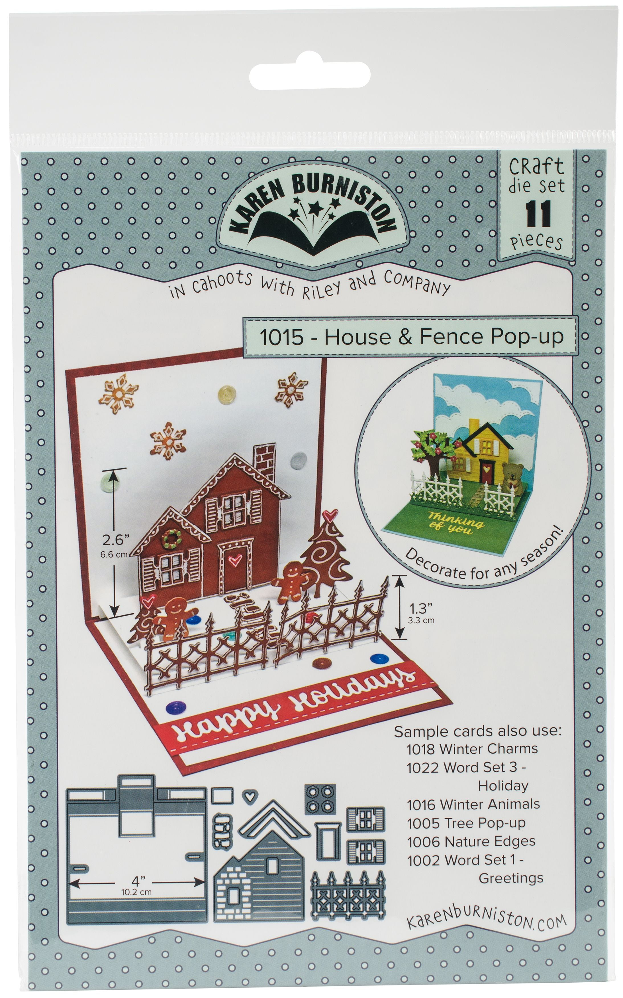 KB RILEY Karen Burniston Dies House & Fence Pop-Up