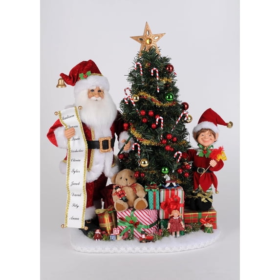 Karen Didion Lighted Christmas Presents Santa (SC-71)