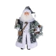 thumbnail image 1 of Karen Didion Lighted Snowy Serenity Santa, 1 of 1