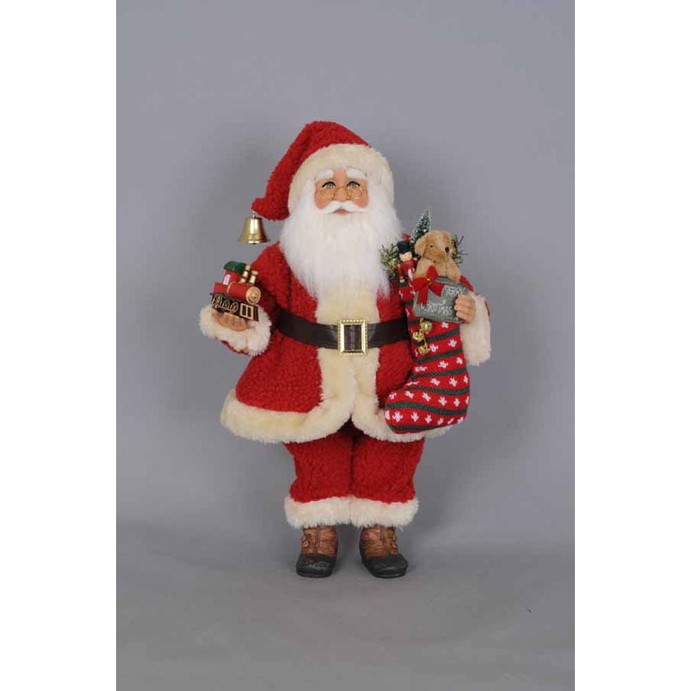 Karen Didion Originals Train Santa Figurine, 17 Inches - Walmart.com