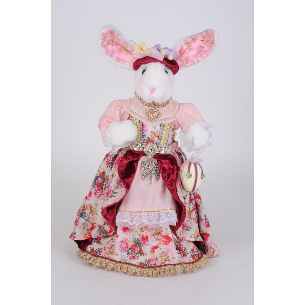 Karen Didion Royal Elegance Girl Bunny Figurine, 20 inches