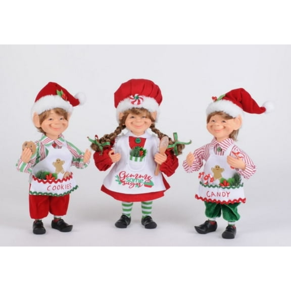 Karen Didion Sugar Rush Elf Set of 3
