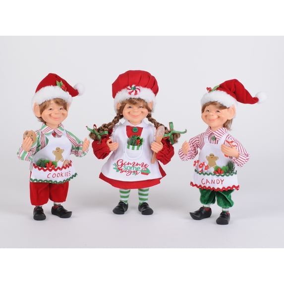 Karen Didion Sugar Rush Elf Set of 3