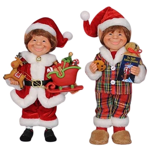 Karen Didion Traditional Elf Set Of 2