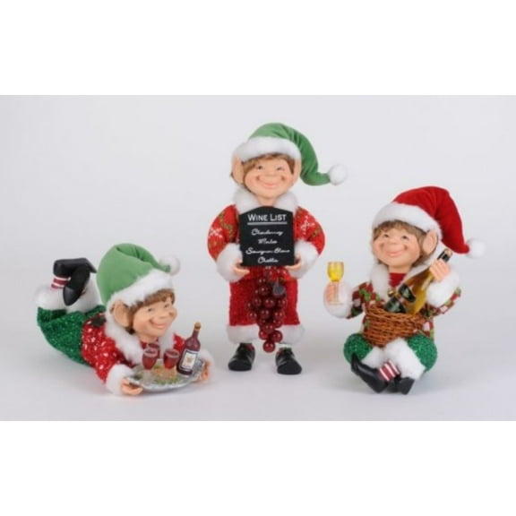 Karen Didion Wine Elf Set of 3