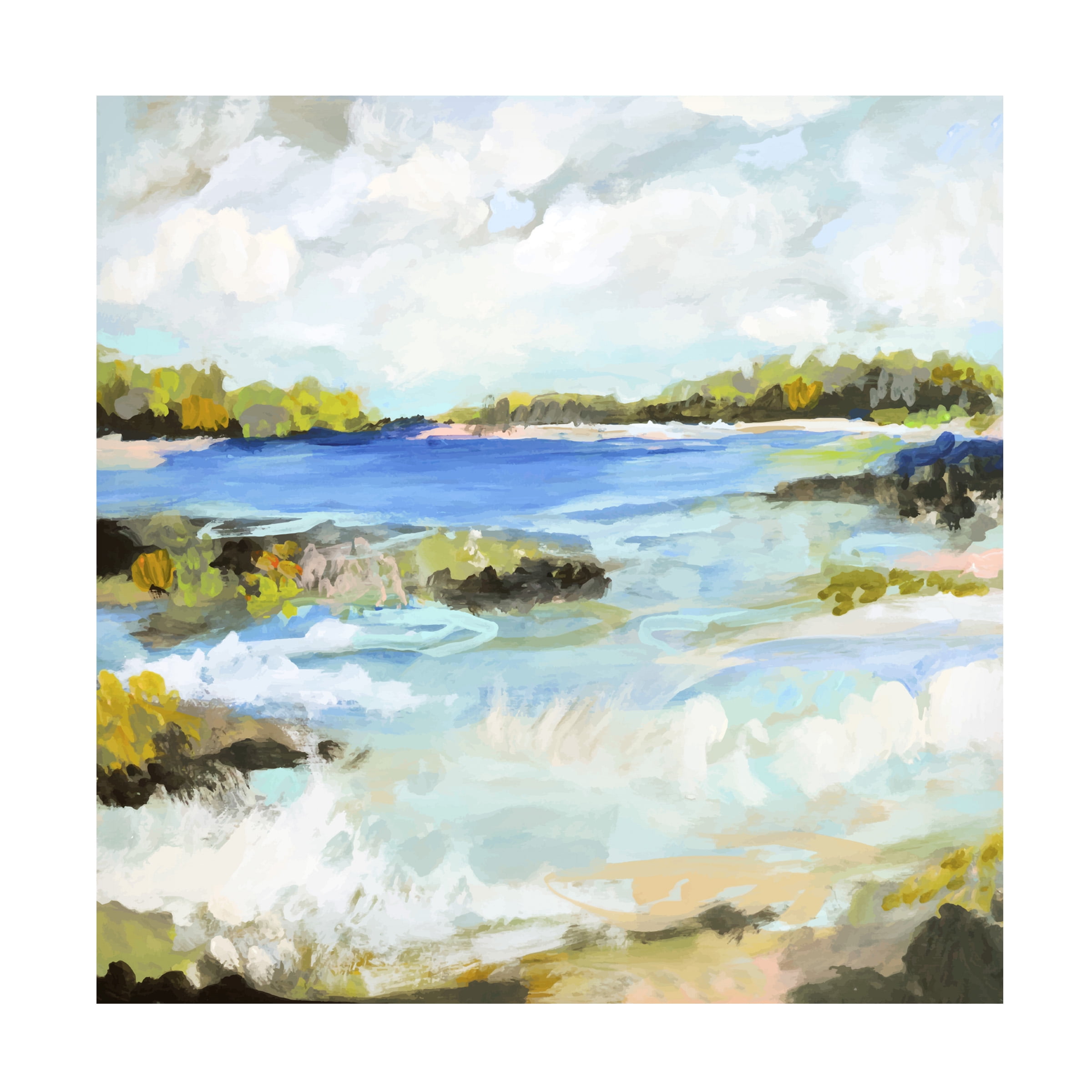 Karen Fields 'Surfscape II' Canvas Art