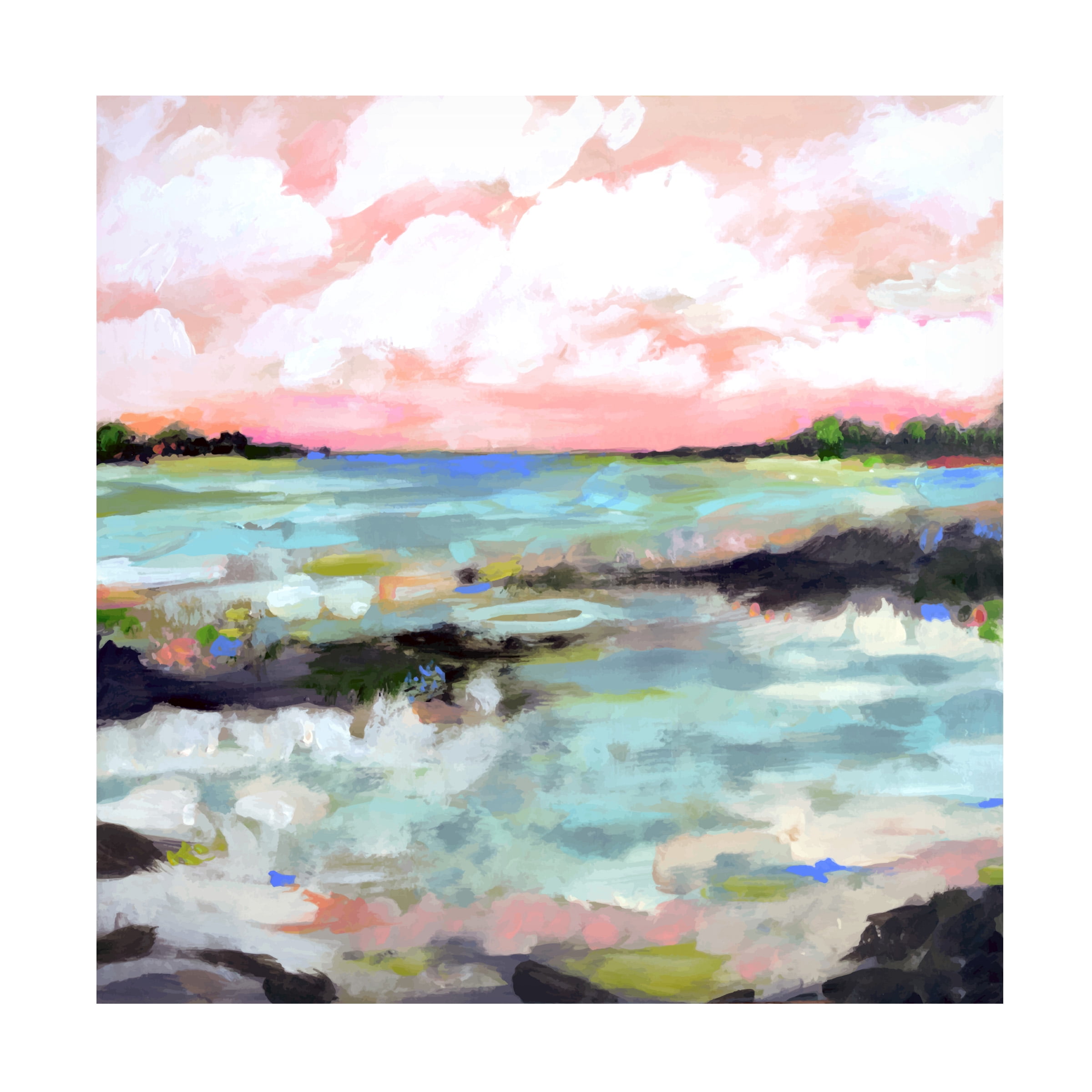 Karen Fields 'Surfscape III' Canvas Art