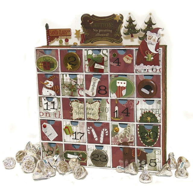 Karen Foster 3D Countdown Calendar, 25 Drawers [Inquiries - by email]