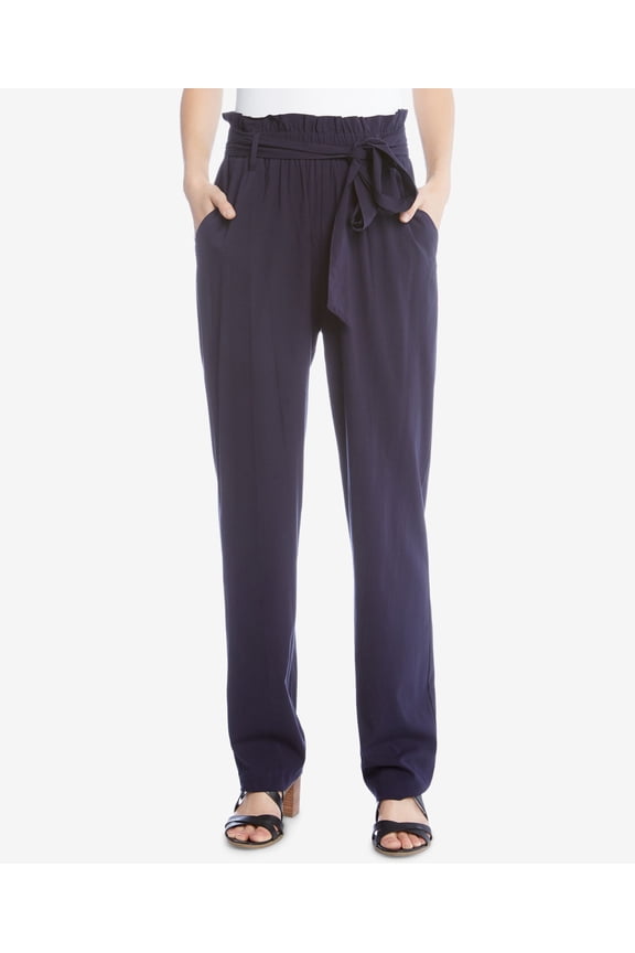 Paperbag Waist Pants Navy M