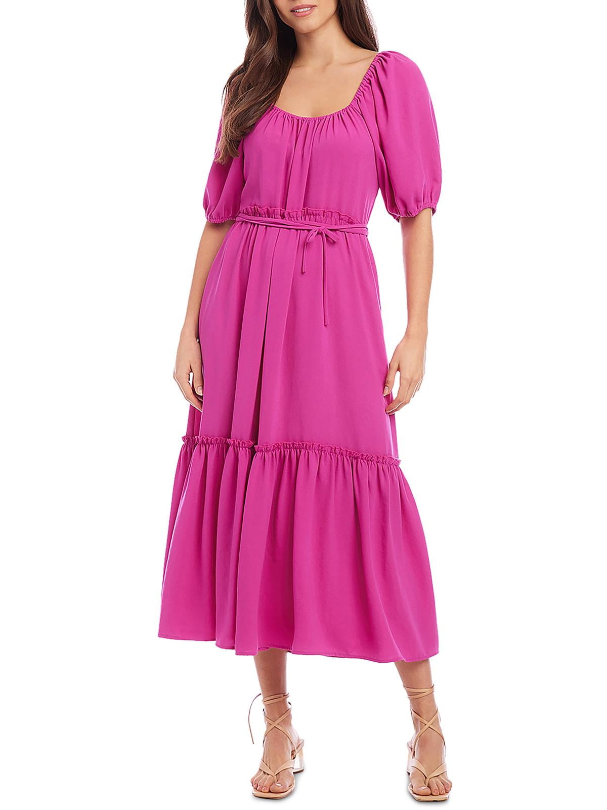 green emerald velvet dress Sleeveless Fit and Flare Dress – Karen Kane