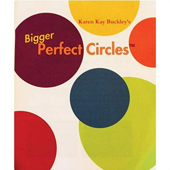 Bigger Perfect Circles 15 Sizes, 40 Heat Resistant Plastic Templates by Karen Kay Buckley