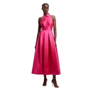 Karen Millen Collared Maxi Dress - Pink, 8