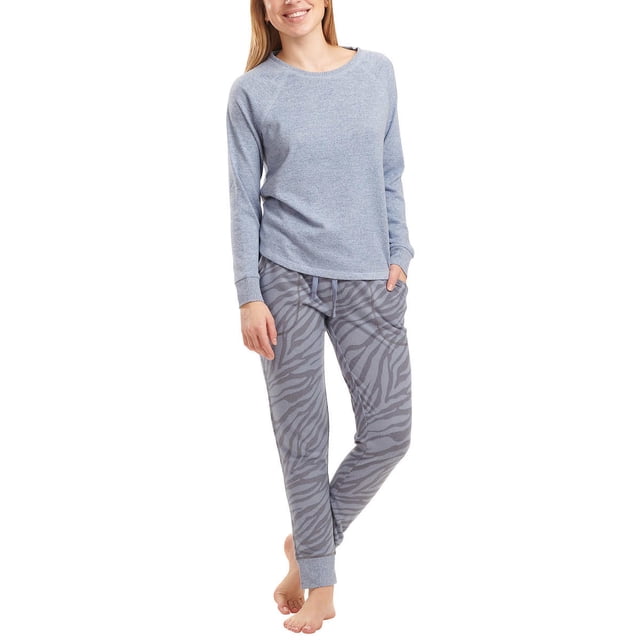 Karen Neuburger Women's 3-Piece Printed Soft Pajama Lounge Set