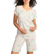 Karen Neuburger Womens Bermuda Knit Pajama Set Style-RLK0106