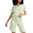 thumbnail image 1 of Karen Neuburger Womens Bermuda Knit Pajama Set Style-RLK0106, 1 of 2