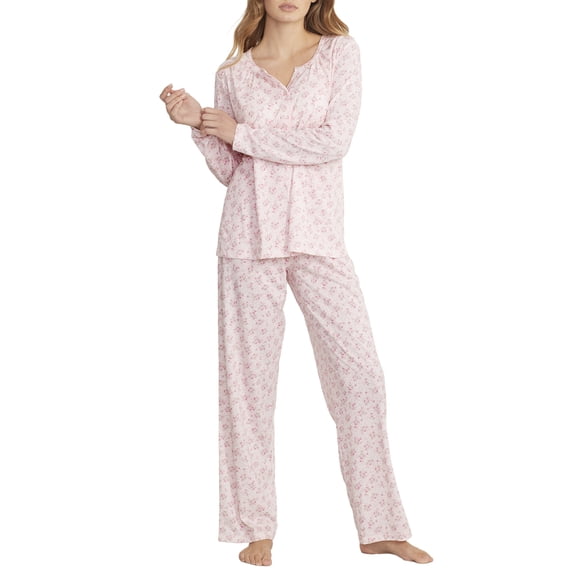 Karen Neuburger Womens Cardigan Jersey Knit Pajama Set Style-RLN0096