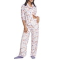 thumbnail image 1 of Karen Neuburger Womens Girlfriend Fleece Pajama Set Style-RZ0029M, 1 of 6