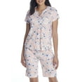 thumbnail image 1 of Karen Neuburger Womens Girlfriend Knit Bermuda Pajama Set Style-RF0382M, 1 of 2