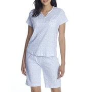 Karen Neuburger Womens Girlfriend Knit Bermuda Pajama Set Style-RF0382M