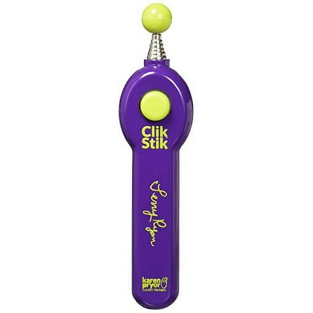 Karen Pryor Clik Stik Telescoping Pet Training Clicker with Belt Clip