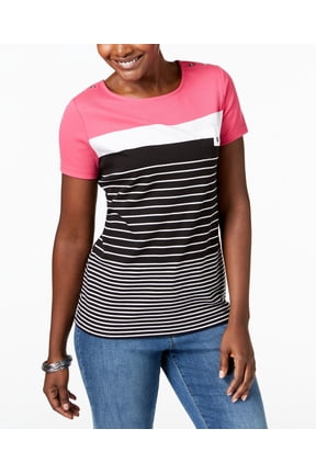 Button Shoulder Top Steel Rose S