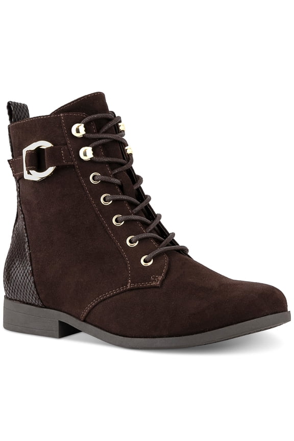 Claritaa Combat Booties Brown 6M