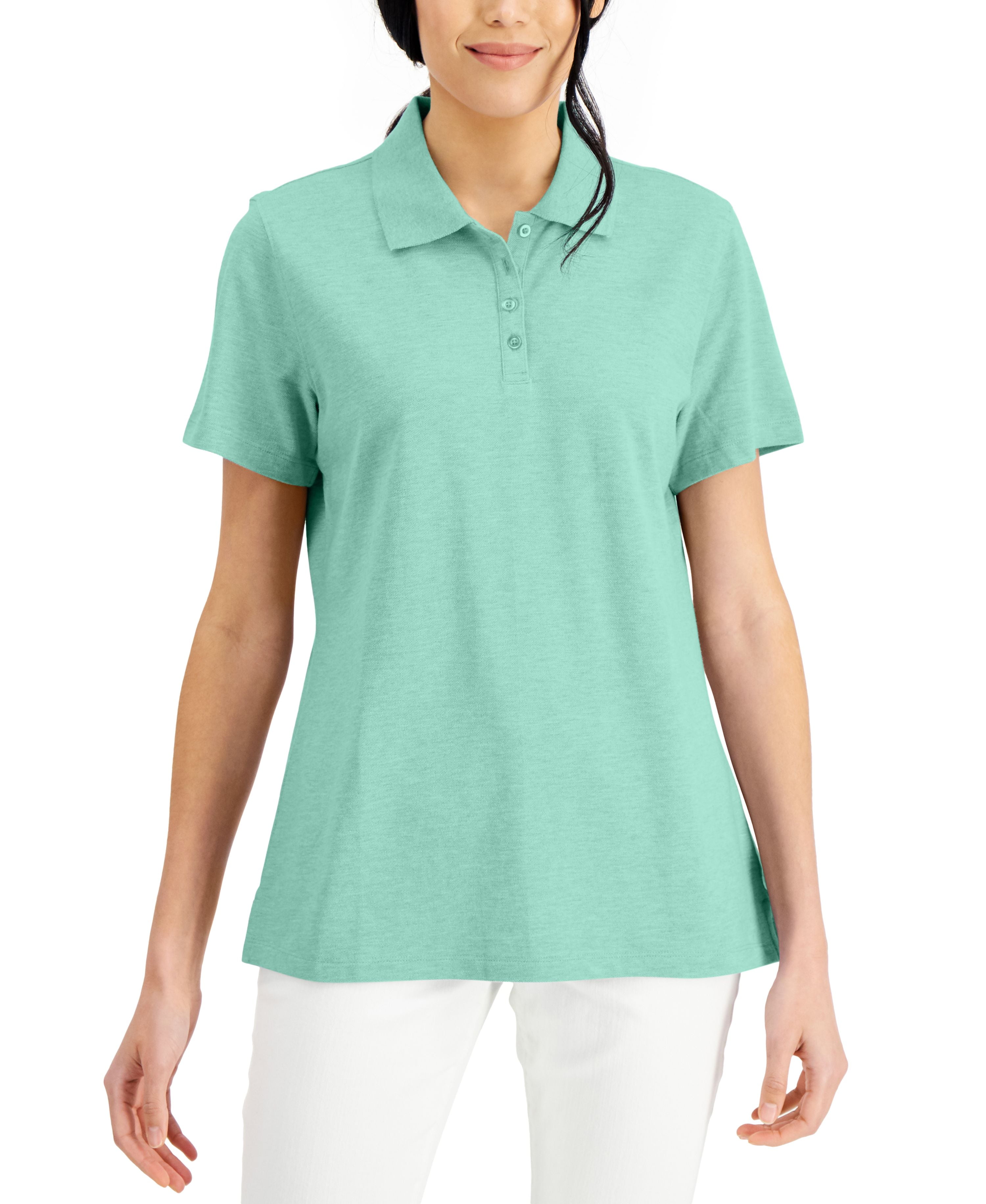 karen scott polo tops
