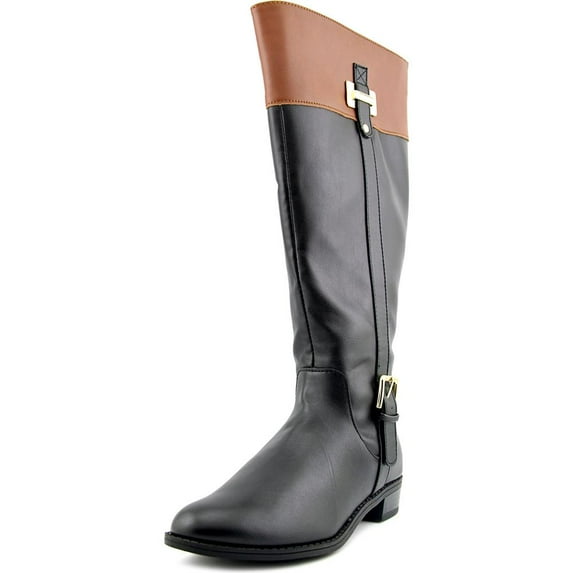Karen Scott Deliee Wide Calf Women Round Toe Synthetic Black Knee High Boot