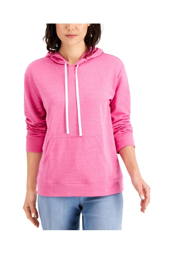 French Terry Hoodie Berry Ice S