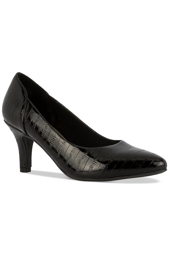 Gillian Dress Pumps Black Eel 9M