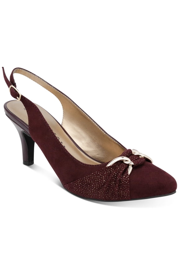 Giselee Slingback Pumps Wine Micro 9W
