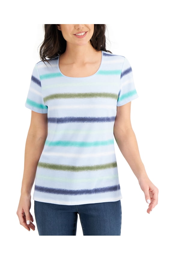 Gradient Stripe Top Nantucket Breez L
