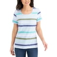thumbnail image 1 of Karen Scott Gradient Stripe Top Nantucket Breez XL, 1 of 1