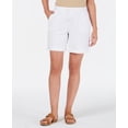 thumbnail image 1 of Karen Scott Knit Drawstring Shorts Bright White XS, 1 of 1