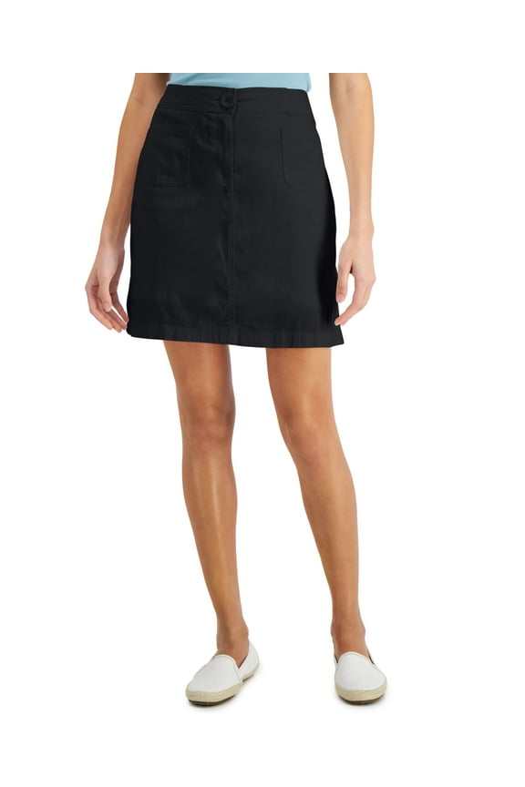 Knit Waistband Skort Deep Black 16