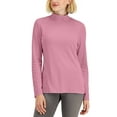 thumbnail image 1 of Karen Scott Mock Neck Top Sea Pink XL, 1 of 1