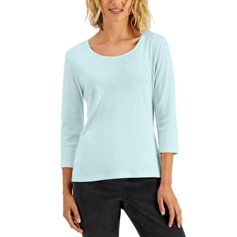 Karen scott petite tops hotsell